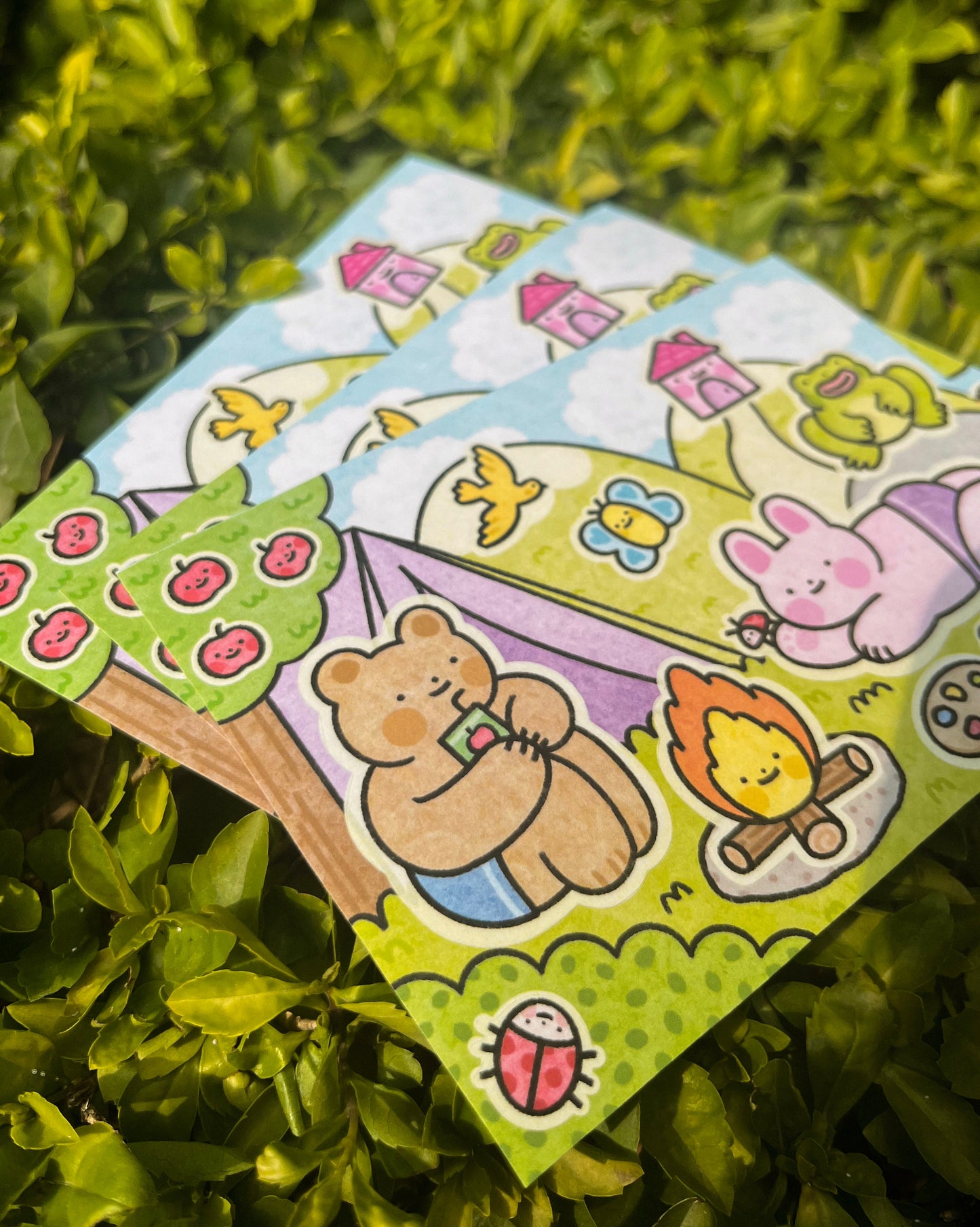 Mini Día de Campo– Planilla de Stickers