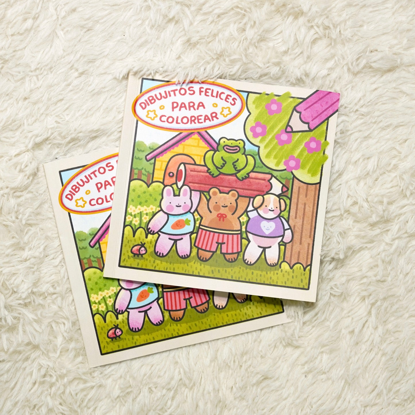 Dibujitos Felices para colorear 🖍🐸🐶🐰🐻