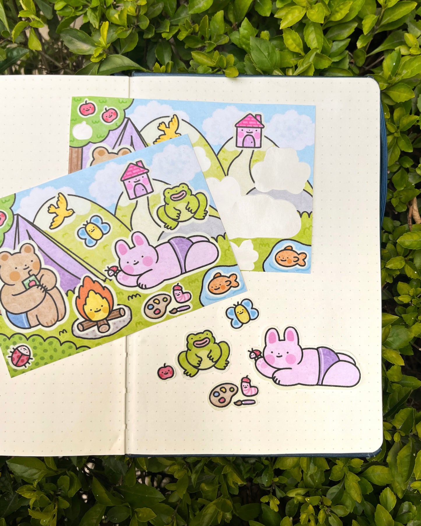 Mini Día de Campo– Planilla de Stickers