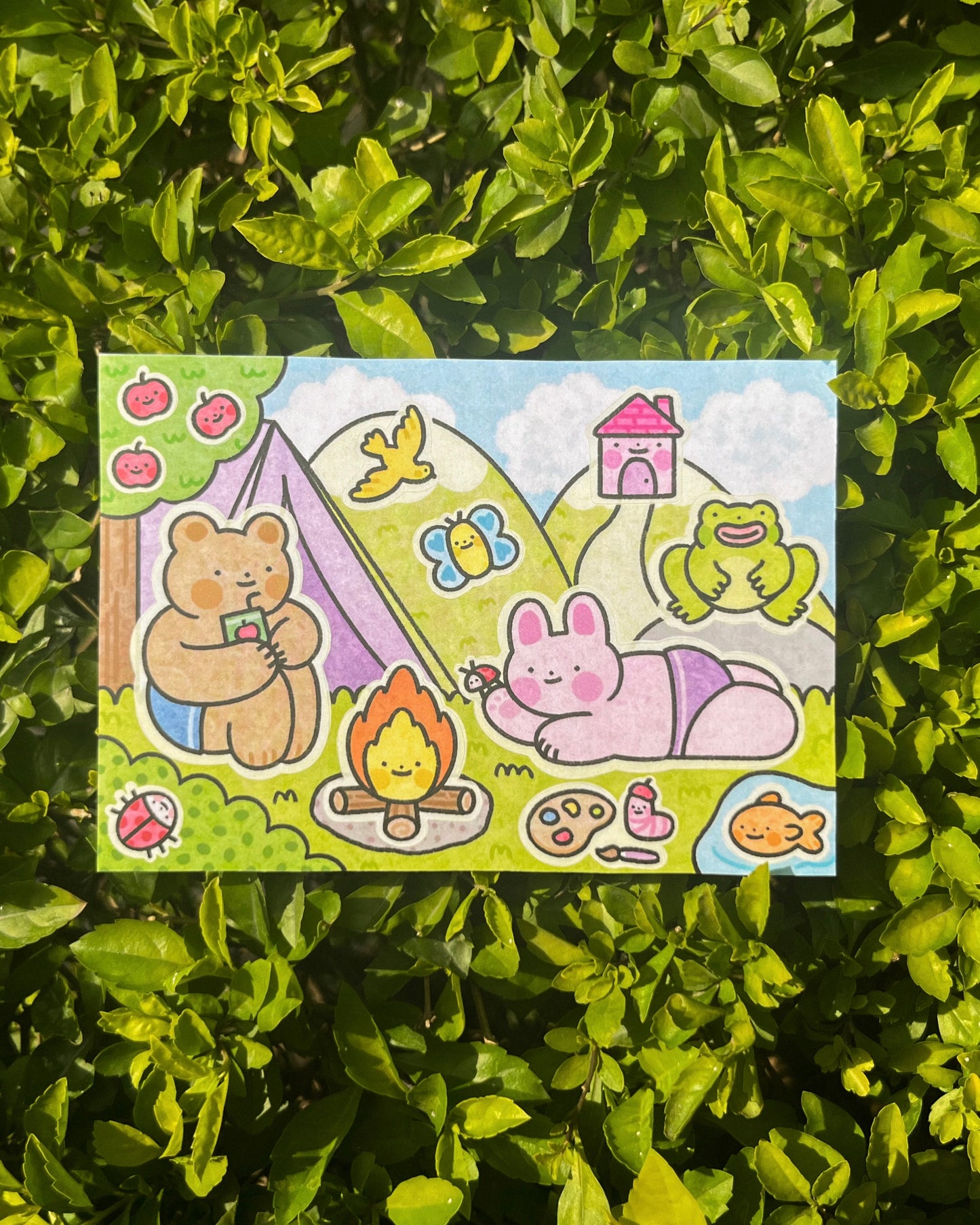 Mini Día de Campo– Planilla de Stickers