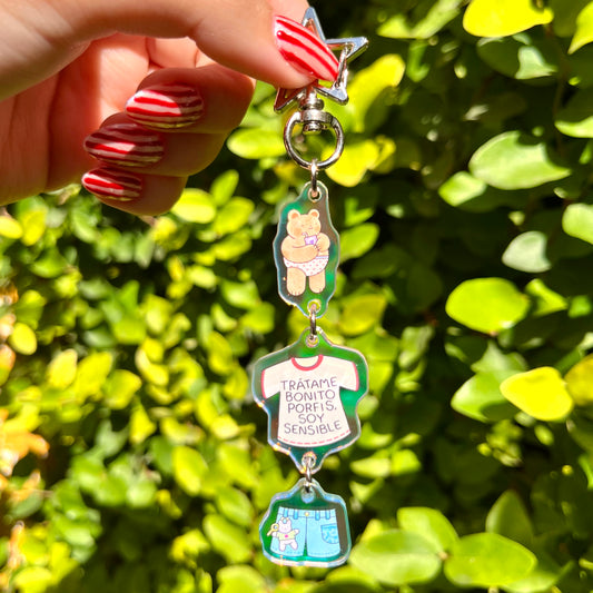 Trátame Bonito- Llavero